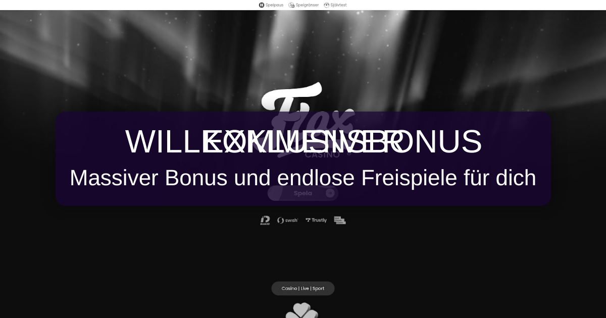 Flax Casino welcome bonus