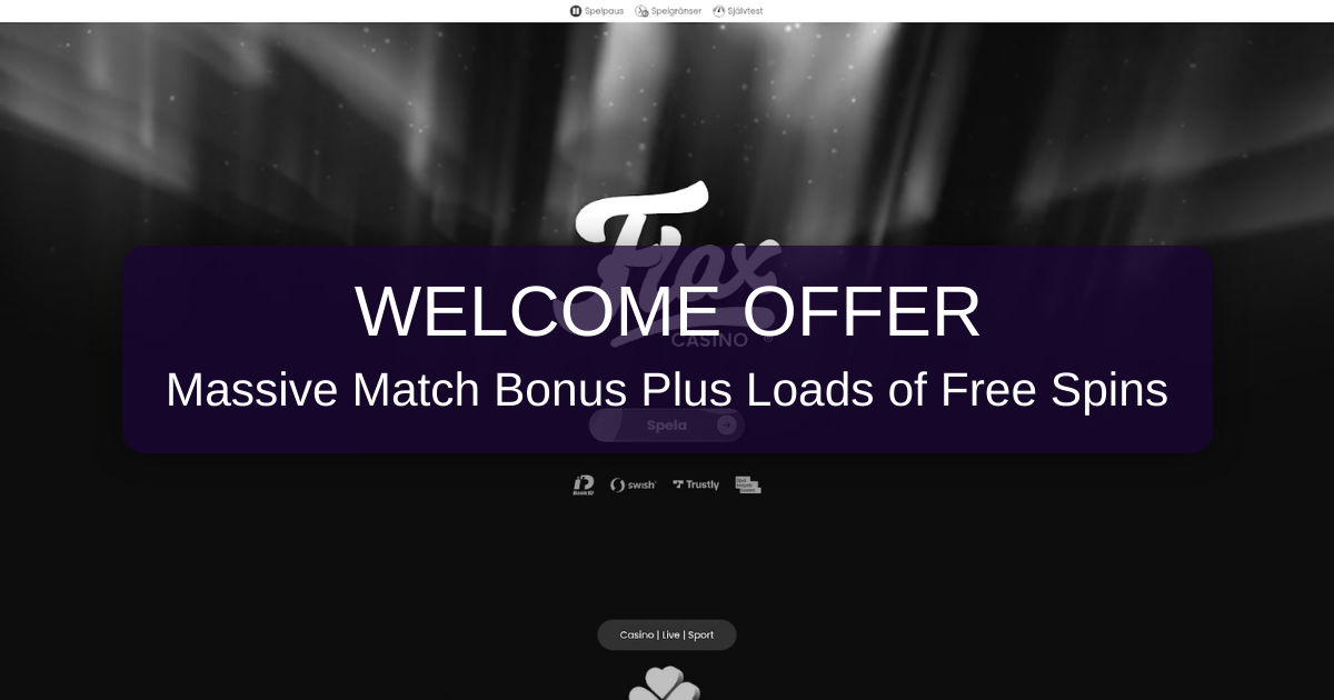 Flax Casino welcome bonus