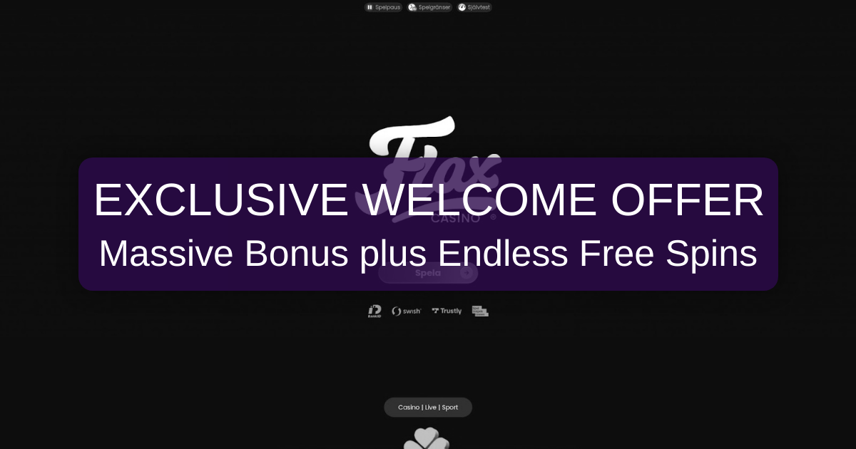 Flax Casino welcome bonus